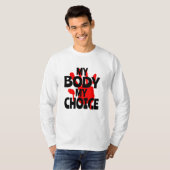 Mijn Lichaam Mijn Keuze T-shirt (Voorkant volledig)