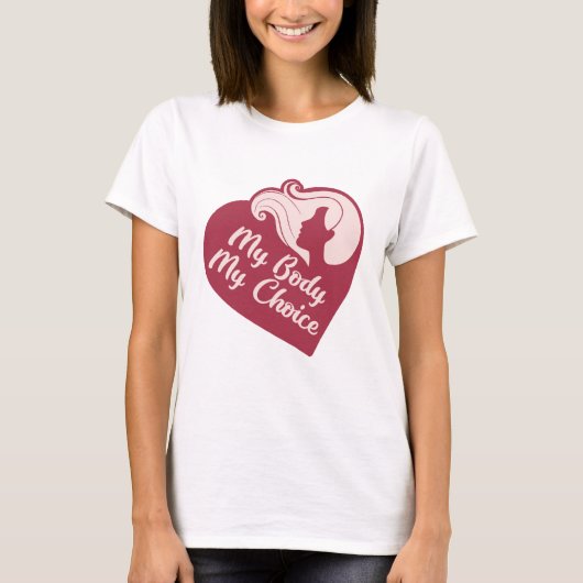 Mijn lichaam Mijn keuze T-shirt (Voorkant)