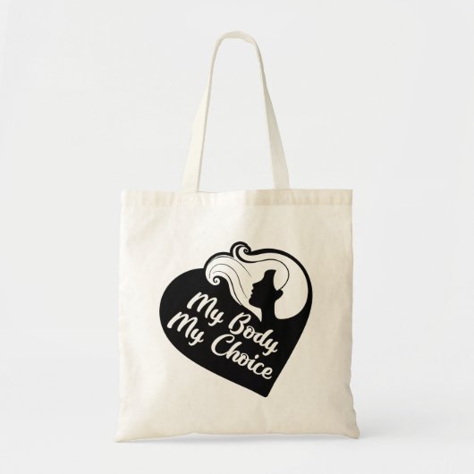 Mijn lichaam Mijn keuze Tote Bag (Voorkant)