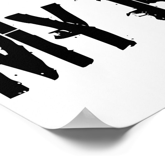 Mijn lichaam Mijn keuze Vrouwenrechten T-Shirt Gro Poster (Hoek)