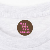 Mijn lichaam Mijn keuzerondje Typografie IJzeron Labels (Aangebracht)