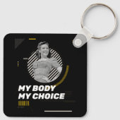 Mijn lichaam Mijn selectieve retrospectieve illust Sleutelhanger (Achterkant)