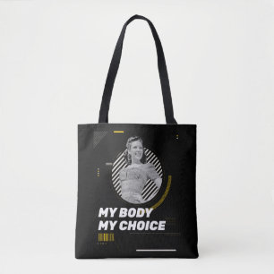 Mijn lichaam Mijn selectieve retrospectieve illust Tote Bag