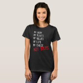 Mijn lichaam, niet het jouwe T-shirt (Voorkant volledig)