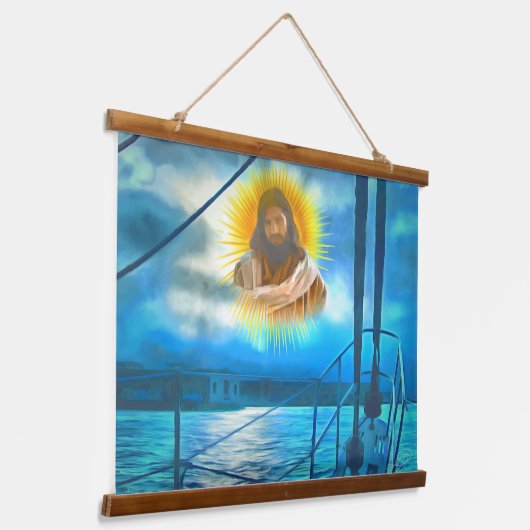 Mijn licht 0916 hangend wandkleed (Gebogen)