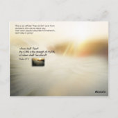 Mijn licht en mijn redding briefkaart (Achterkant)