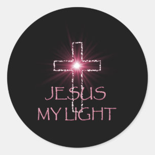 Mijn licht ronde sticker