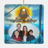 Mijn lichte familie 0916 keramisch ornament (Achterkant)