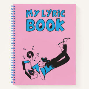 Mijn liedboek "Tune Tote" geïnspireerd dagboek Notitieboek