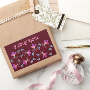 MIJN LIEF LIEFDESCADEAU VOOR VRIENDIN, VROUW, MAN RECHTHOEKIGE STICKER