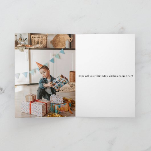 Mijn lief, vandaag is jouw speciale dag kaart (Binnen)