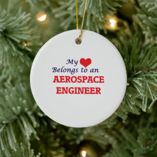 MIJN LIEFDE BEHOORT TOT EEN AEROSPACE ENG KERAMISCH ORNAMENT