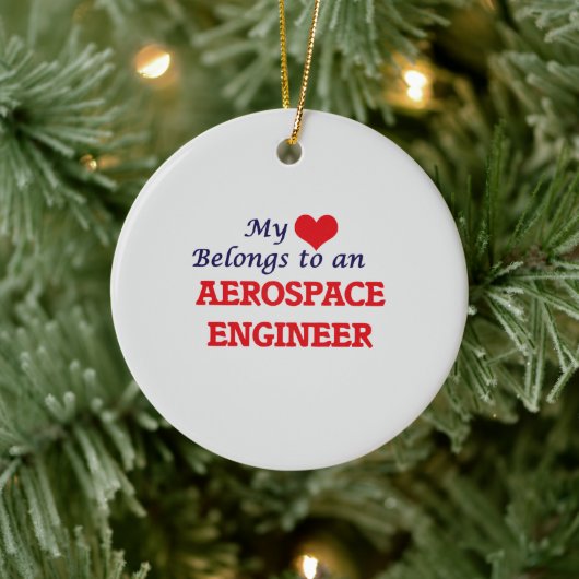 MIJN LIEFDE BEHOORT TOT EEN AEROSPACE ENG KERAMISCH ORNAMENT (Boom)