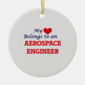 MIJN LIEFDE BEHOORT TOT EEN AEROSPACE ENG KERAMISCH ORNAMENT (Voorkant)