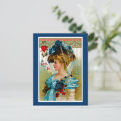 Mijn liefde denk aan mij feestdagenkaart (Staand voorkant)