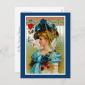 Mijn liefde denk aan mij feestdagenkaart (Voorkant / Achterkant)