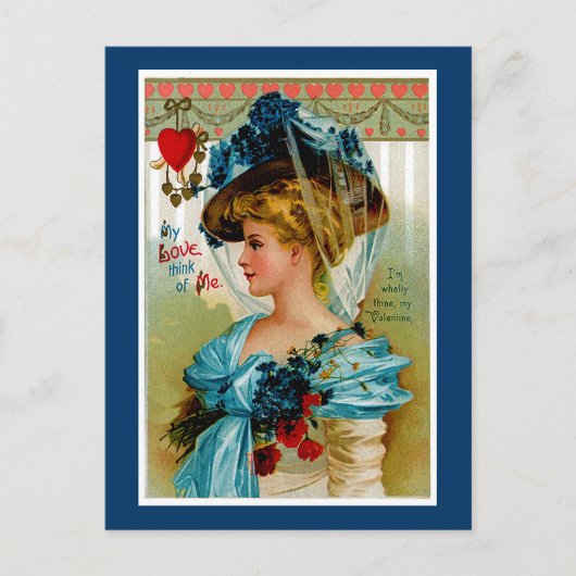 Mijn liefde denk aan mij feestdagenkaart (Voorkant)