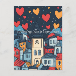 Mijn liefde gevonden in de Valentijnsdag van Kaaps Briefkaart