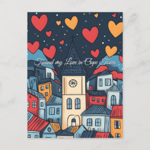 Mijn liefde gevonden in de Valentijnsdag van Kaaps Briefkaart