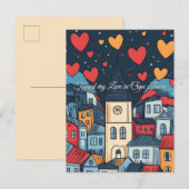 Mijn liefde gevonden in de Valentijnsdag van Kaaps Briefkaart (Voorkant / Achterkant)