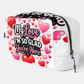 Mijn liefde, ik ben zo blij toilettasje (Rechterhoek)