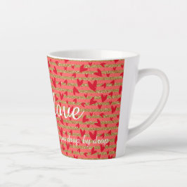 Mijn liefde ik wens versie 2. latte mok