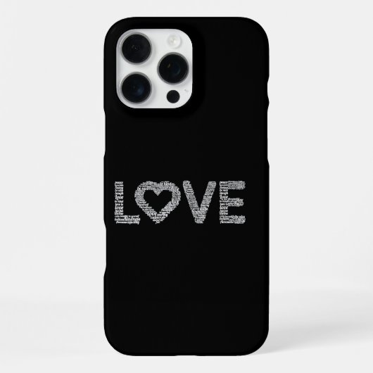 Mijn Liefde iPhone Hoesje (Achterkant)