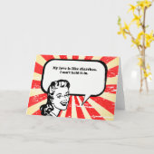 MIJN LIEFDE IS ALS DIARREE KAART (Gele Bloem)