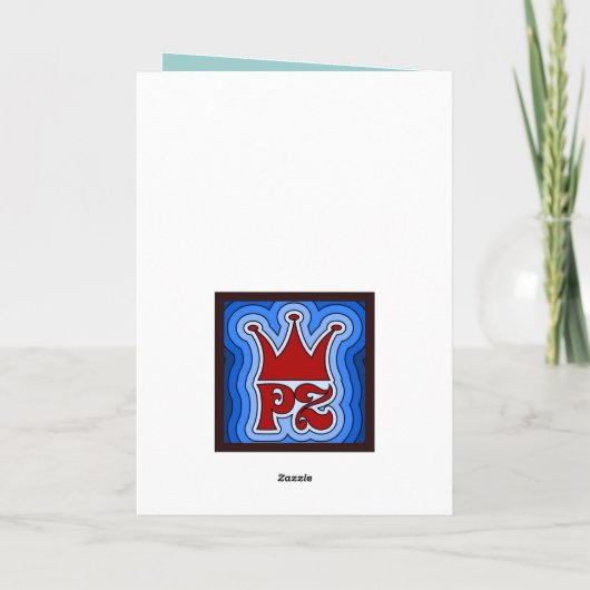 Mijn liefde is Colour Blind Valentijnsdag Card Feestdagen Kaart (Achterkant)