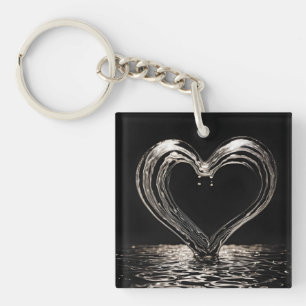 Mijn liefde is diep sleutelhanger