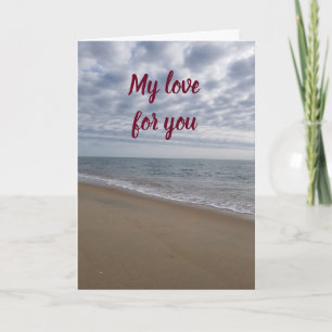 ***MIJN LIEFDE IS DIEPER DAN DE OCEAAN*** LIEFDE K FEESTDAGEN KAART