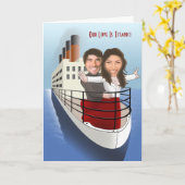 Mijn liefde is Titanic Kaart (Gele Bloem)