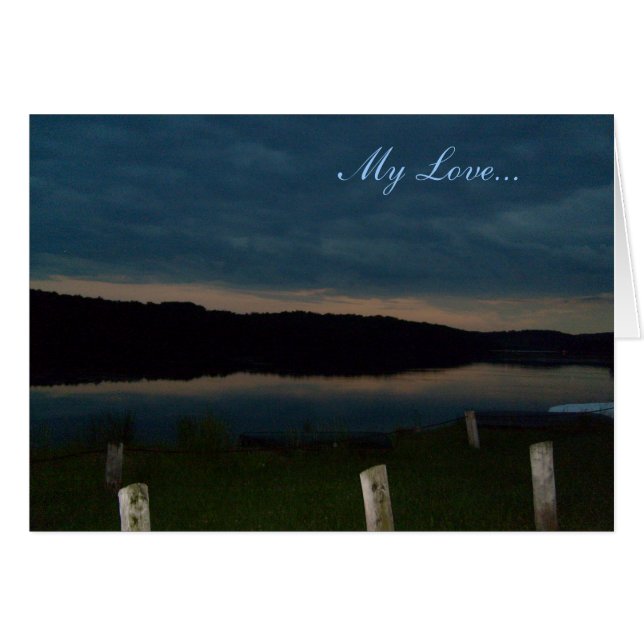 Mijn liefde... Kaart (Voorkant Horizontaal)