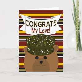 Mijn liefde - Legersoldaat Gefeliciteerd! Kaart