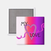 Mijn liefde magneet (Voorkant / Achterkant)