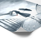 Mijn liefde, mam Amour l'huile Impresiones Poster (Hoek)