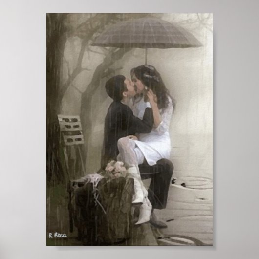 Mijn liefde, mam Amour l'huile Impresiones Poster (Voorkant)