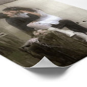 Mijn liefde, mam Amour l'huile Impresiones Poster (Hoek)