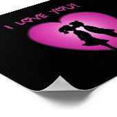 Mijn liefde, mam Amour l'huile Poster (Hoek)