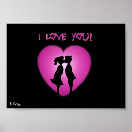 Mijn liefde, mam Amour l'huile Poster (Voorkant)