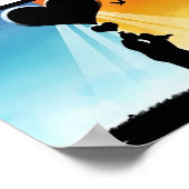 Mijn liefde, mam Amour (muak voor je) l'huile Poster (Hoek)