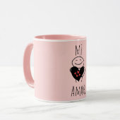 "Mijn Liefde"(Mi Amor) Cadeau foto Mok (Voorkant links)