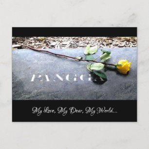 Mijn liefde, mijn beste, mijn wereld... briefkaart