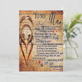 Mijn liefde | Mijn echtgenoot-Cadeau | Cute Quotte Feestdagenkaart (Staand voorkant)