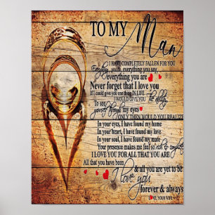 Mijn liefde   Mijn echtgenoot-Cadeau   Cute Quotte Poster