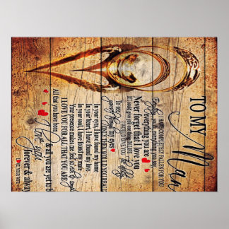 Mijn liefde | Mijn echtgenoot-Cadeau | Cute Quotte Poster
