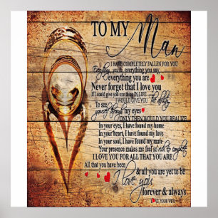 Mijn liefde   Mijn echtgenoot-Cadeau   Cute Quotte Poster