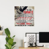 Mijn liefde | Mijn echtgenoot-Cadeau | Cute Quotte Poster (Thuiskantoor)