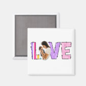 Mijn liefde Mijn familie | Creëer Uw eigen foto Magneet (Voorkant / Achterkant)