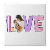 Mijn liefde Mijn familie | Creëer Uw eigen foto Tegeltje (Voorkant)
